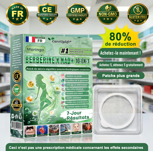 🎉🎉 CareUplift® vous réserve une surprise — -80 % débloqués ! Dépêchez-vous : cette offre exclusive est valable encore 2 minutes.